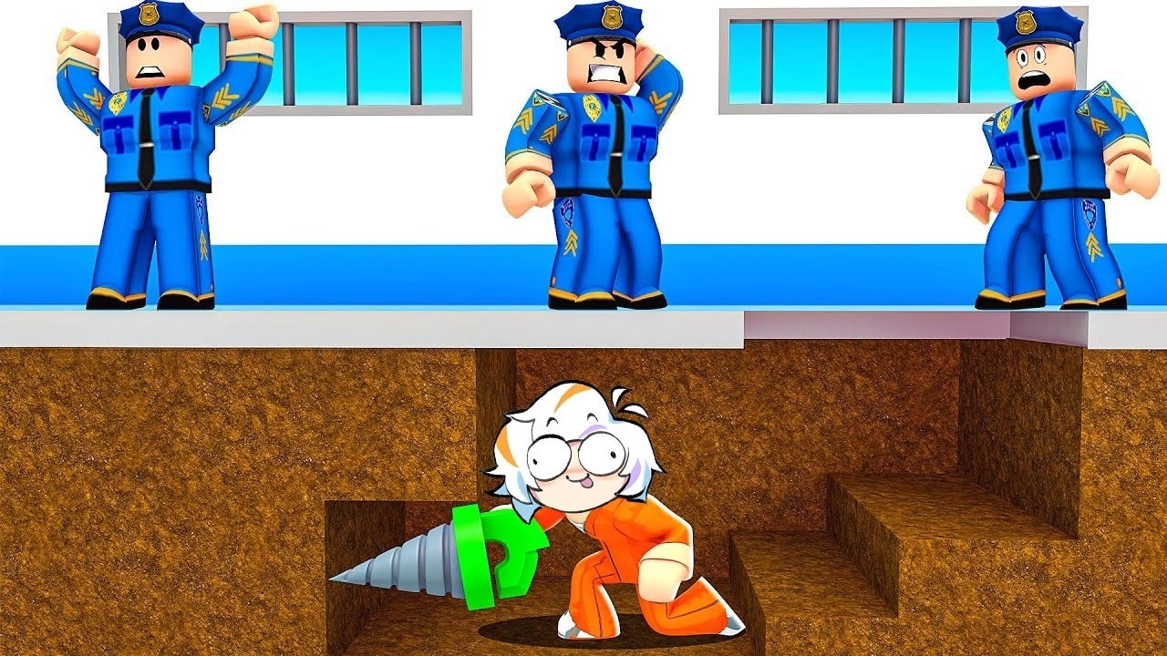 ATTEMPT TO ESCAPE FROM PRISON COMPLETE (DIG TO ESCAPE ROBLOX)