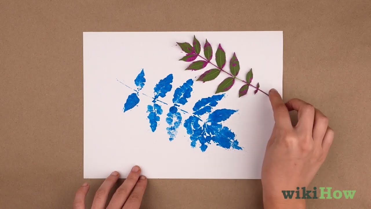 How to Make Leaf Prints