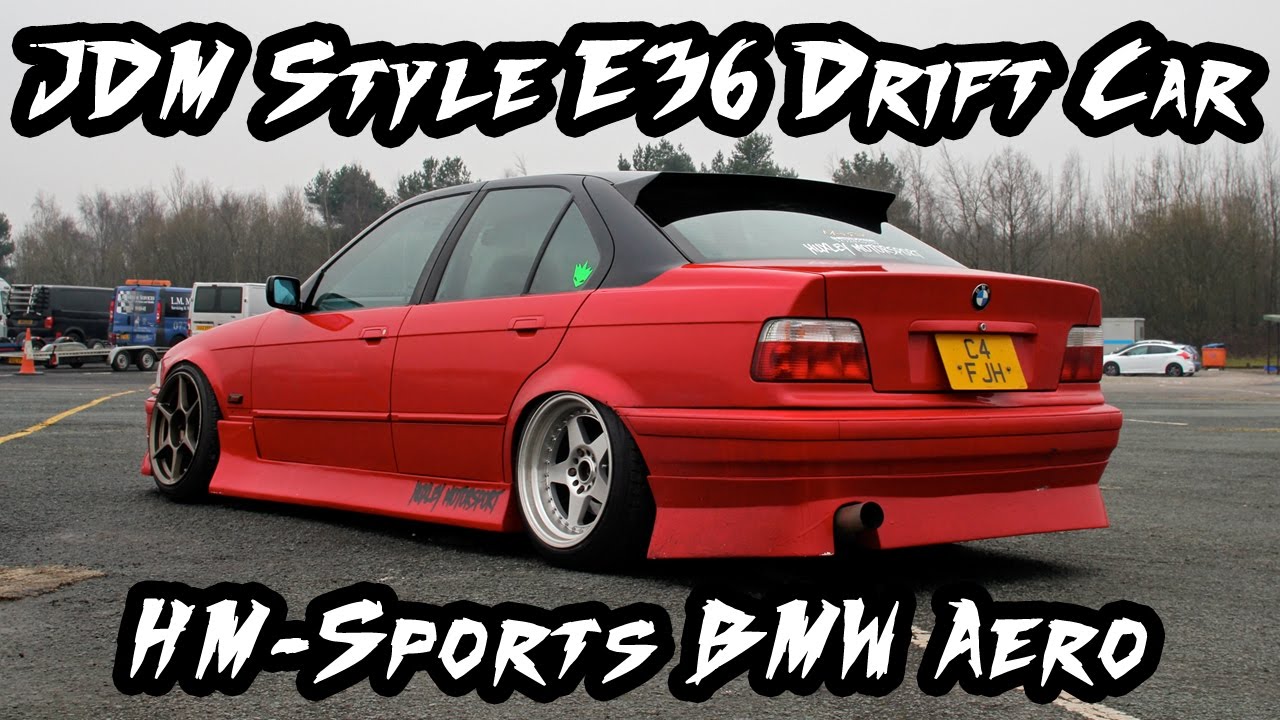 JDM Style BMW E36 Drift Car with HM-Sports Aero