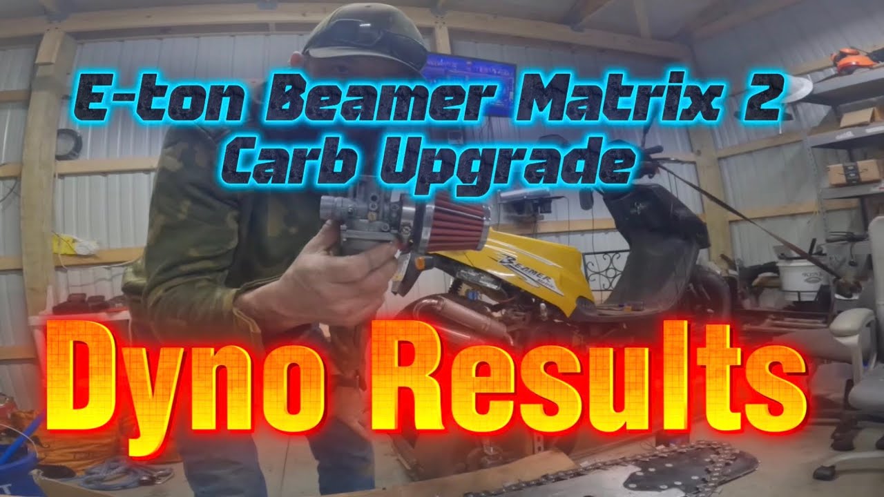 E-ton Beamer Matrix 2 - Carb Upgrade - Dyno Results