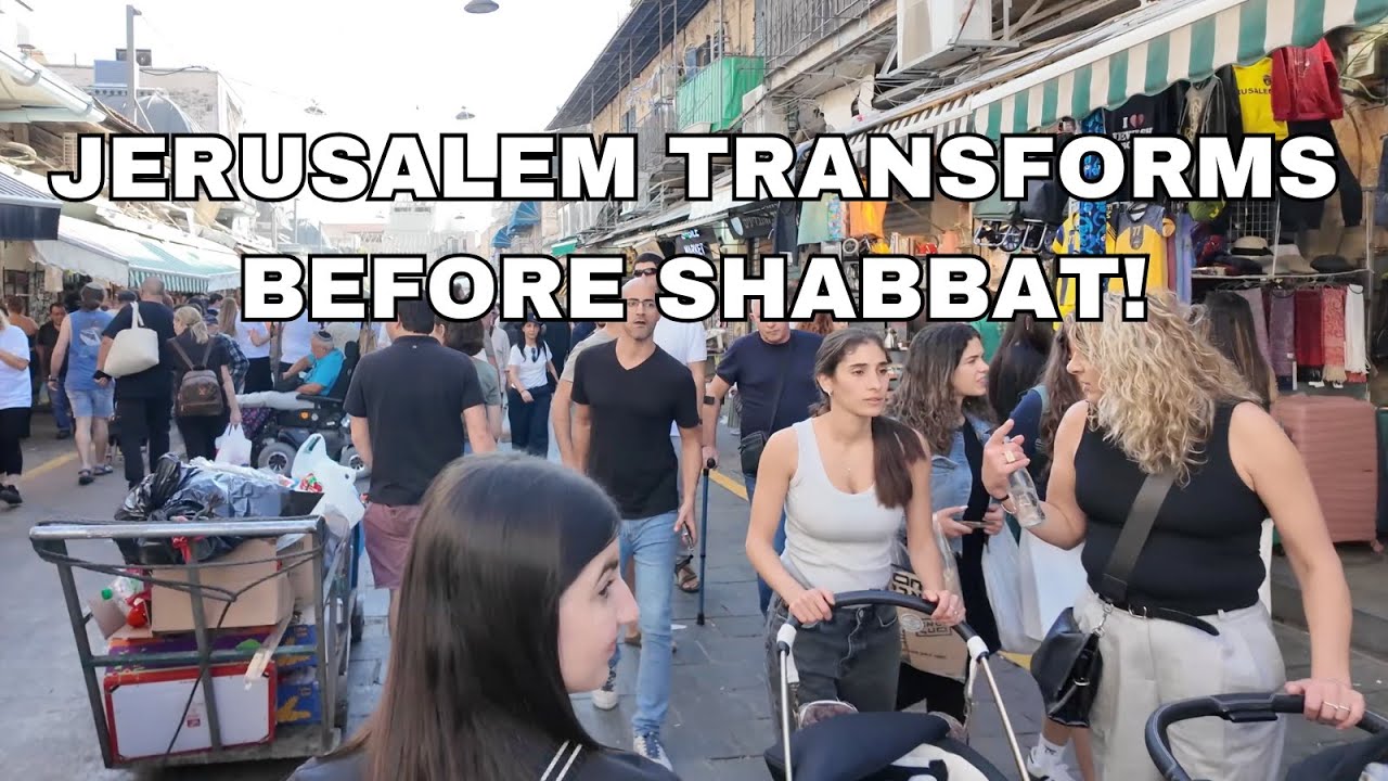 Jerusalem Before Shabbat! Mahane Yehuda Market to Western Wall – NEVER Seen Moments!