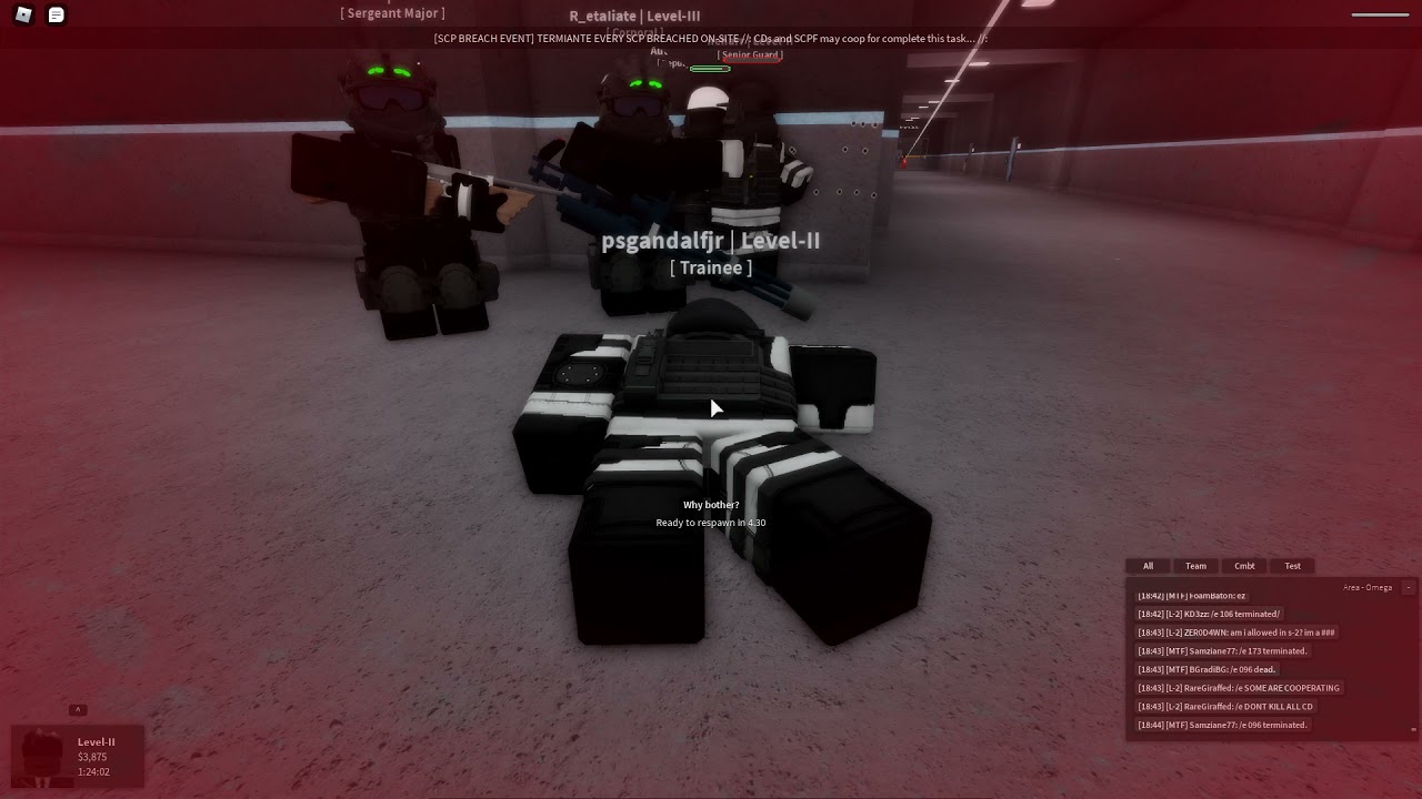 Roblox Area Omega (SCP EVENT)