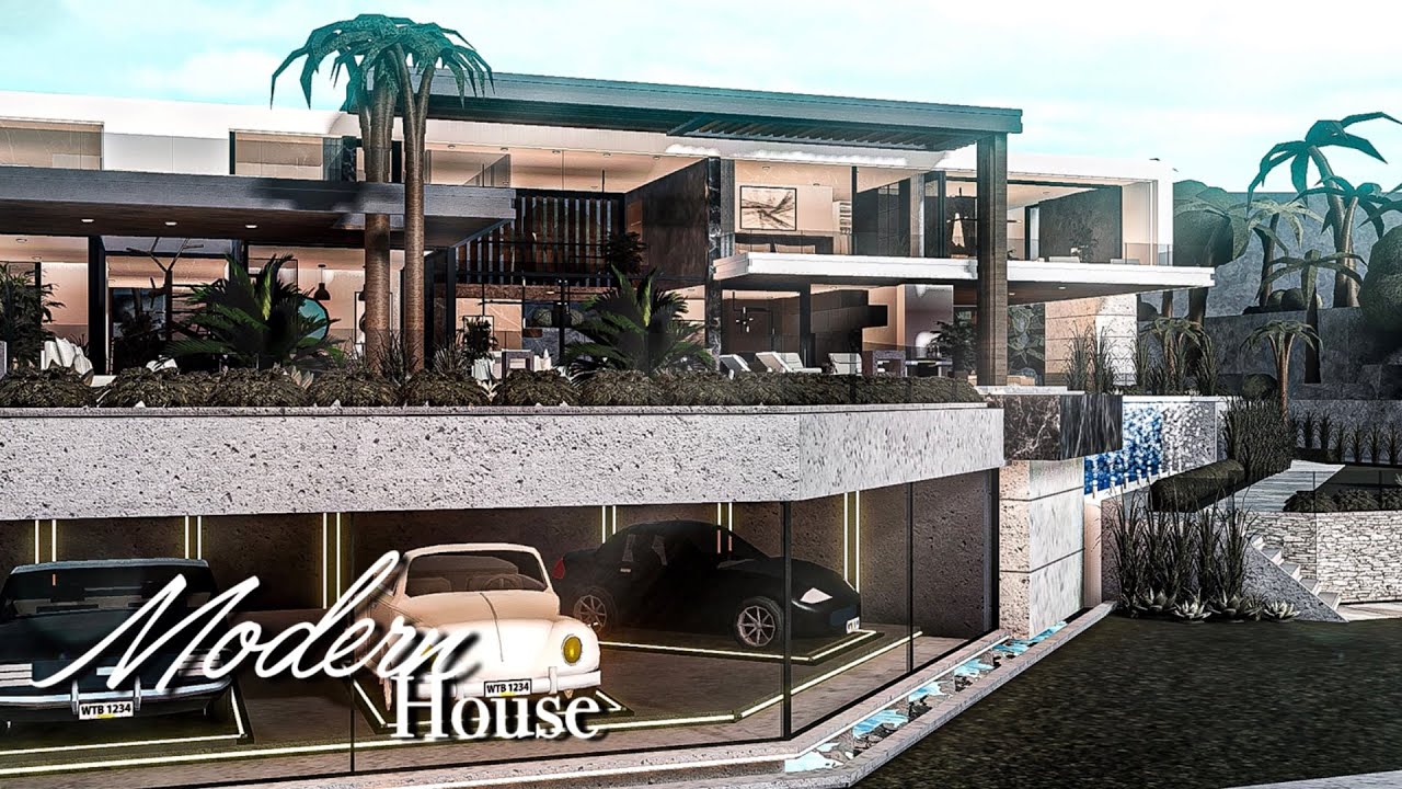 Bloxburg: Modern and Luxury Villa [Part2/2] | Speed Build | Roblox