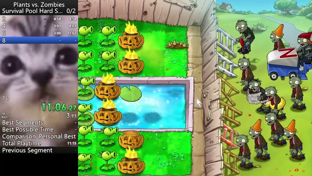 PvZ Pool (Hard) in 17:09 (Shopless) WR