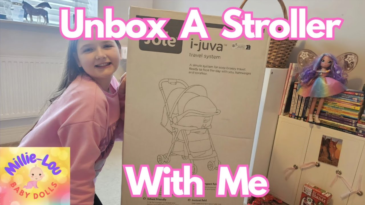 Unbox a baby stroller with me 👼❤️