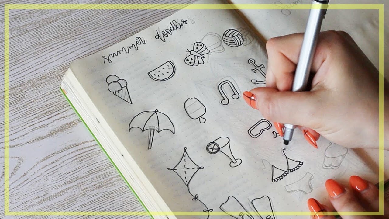 SUMMER DOODLES | Bullet Journal 2018