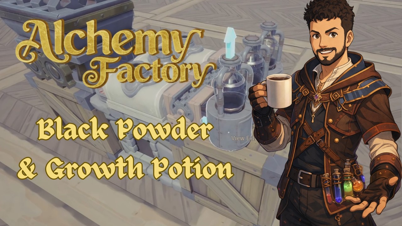 Черный порох и зелья роста | Прохождение игры Alchemy Factory, эпизод 10