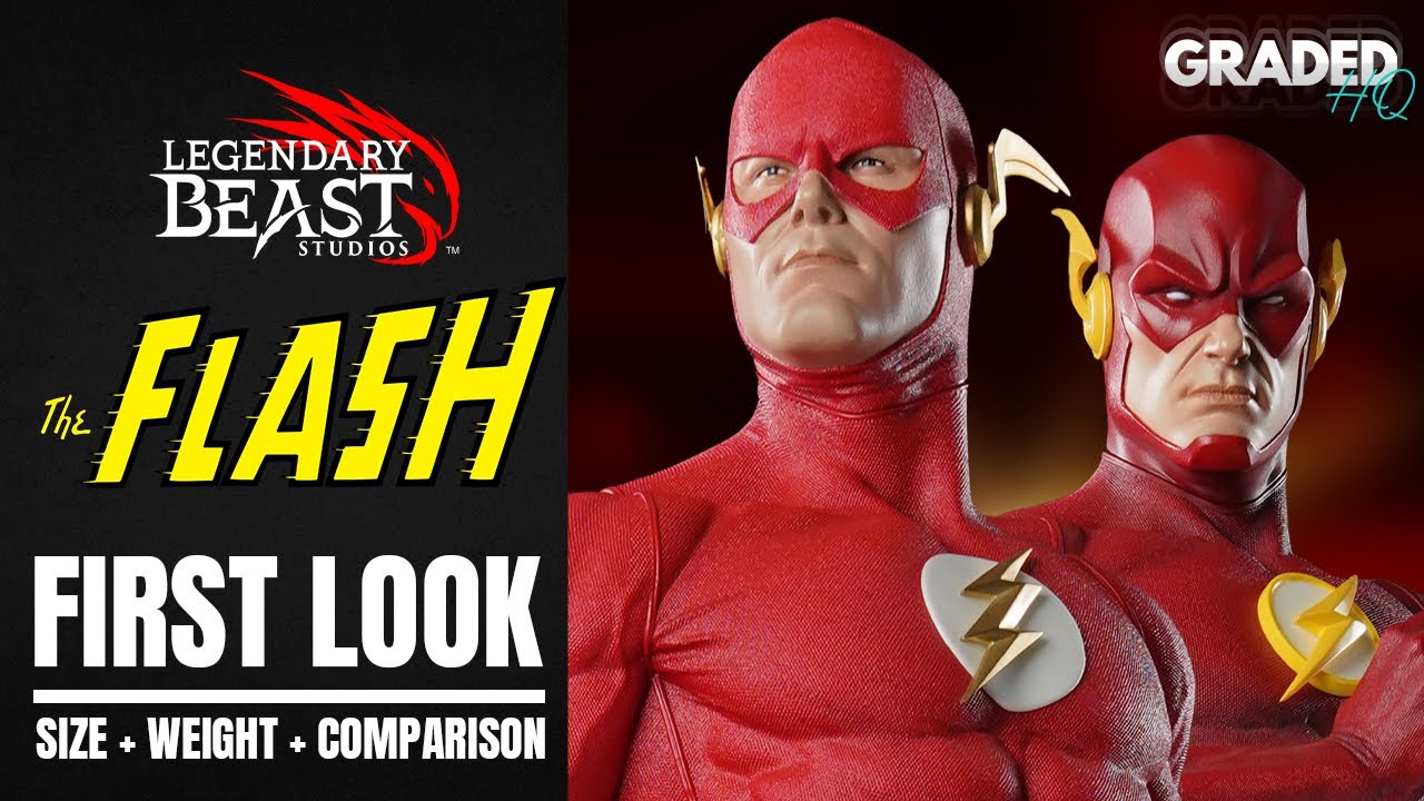 FIRST LOOK! THE FLASH by Legendary Beast Studios 1/3 Scale Statue |  Graded