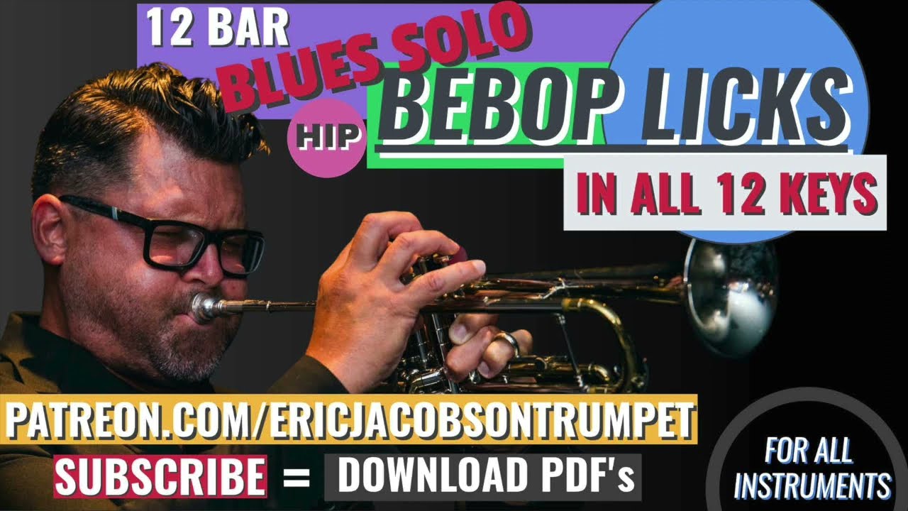 Cool Bebop licks over Bb Blues