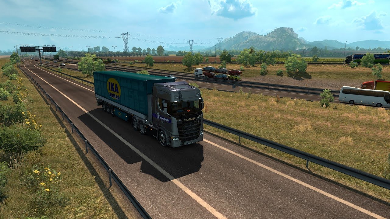 ETS2 Italia DLC Roma - Bari Gameplay