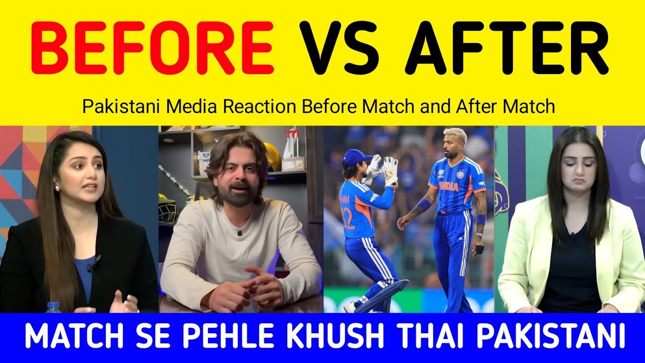 Pak Media Before and After Match Reaction on India vs Pakistan T20 WC 2026 | Pakistani Media on Loss