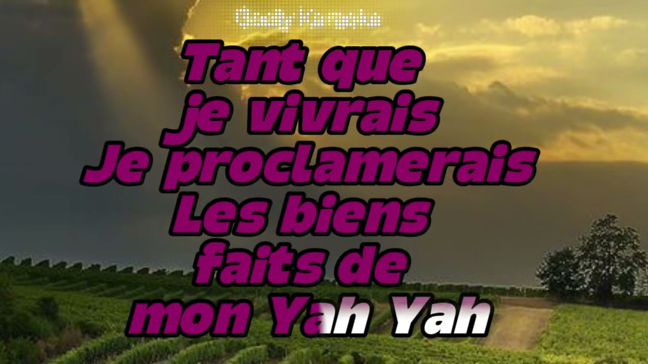 Dena Mwana - Je bénirai l’Eternel (Version Karaoké)