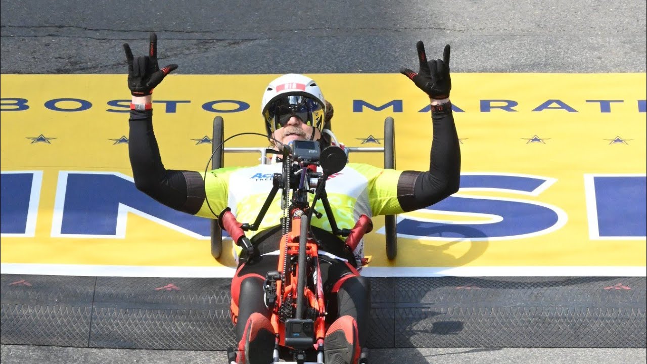2024 Boston Marathon route thank you Achilles International, GM military appreciation