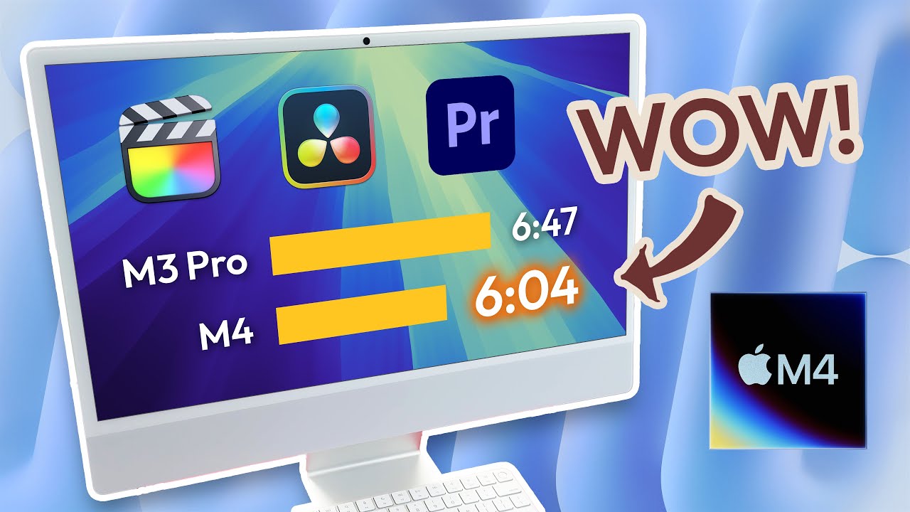 M4 iMac vs M3 PRO for Video Editing - The ULTIMATE Test!