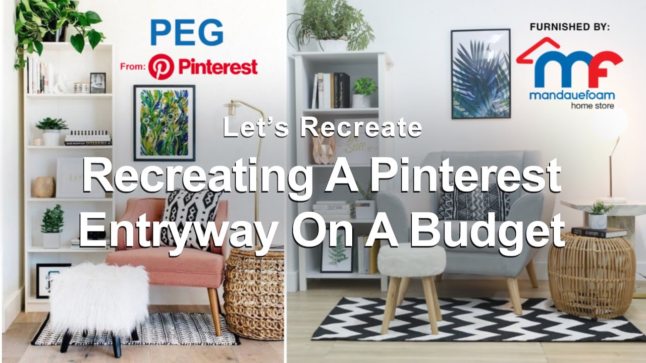 Recreating A Pinterest Entryway On A Budget | MF Home TV