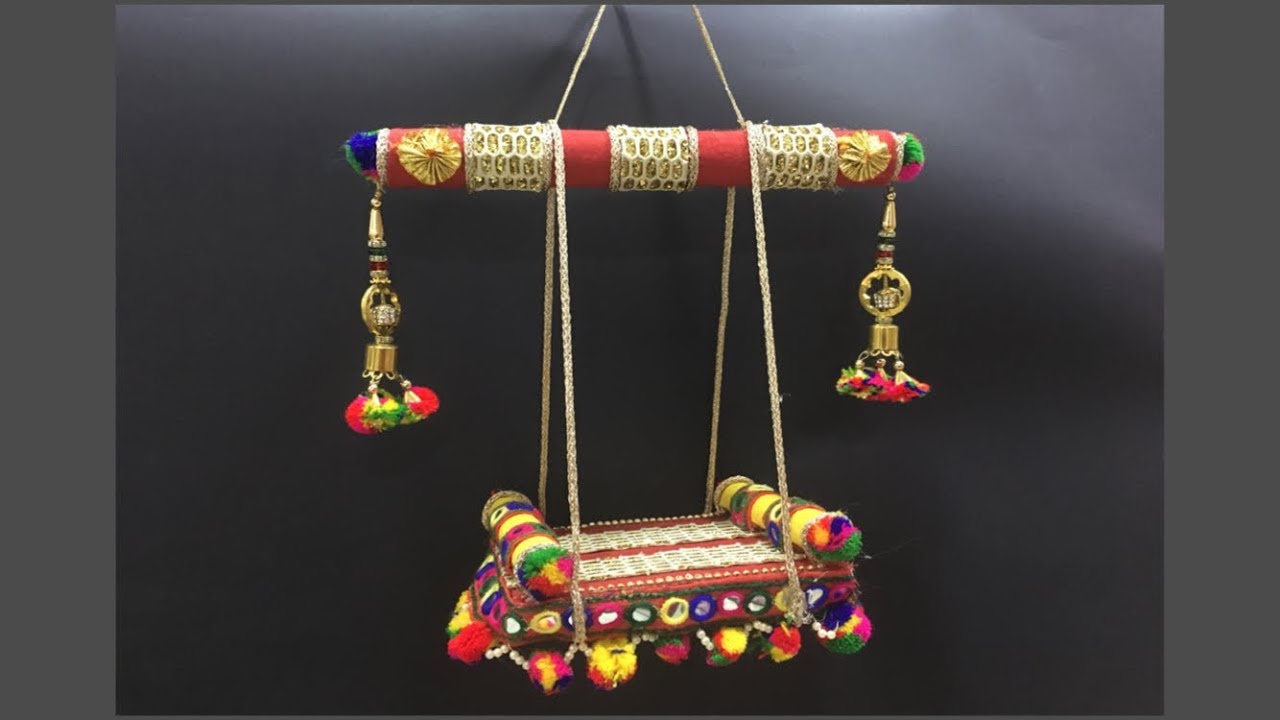 How to make jhula for Bal Gopal at home || Krishna Swing-2 || DIY ideas