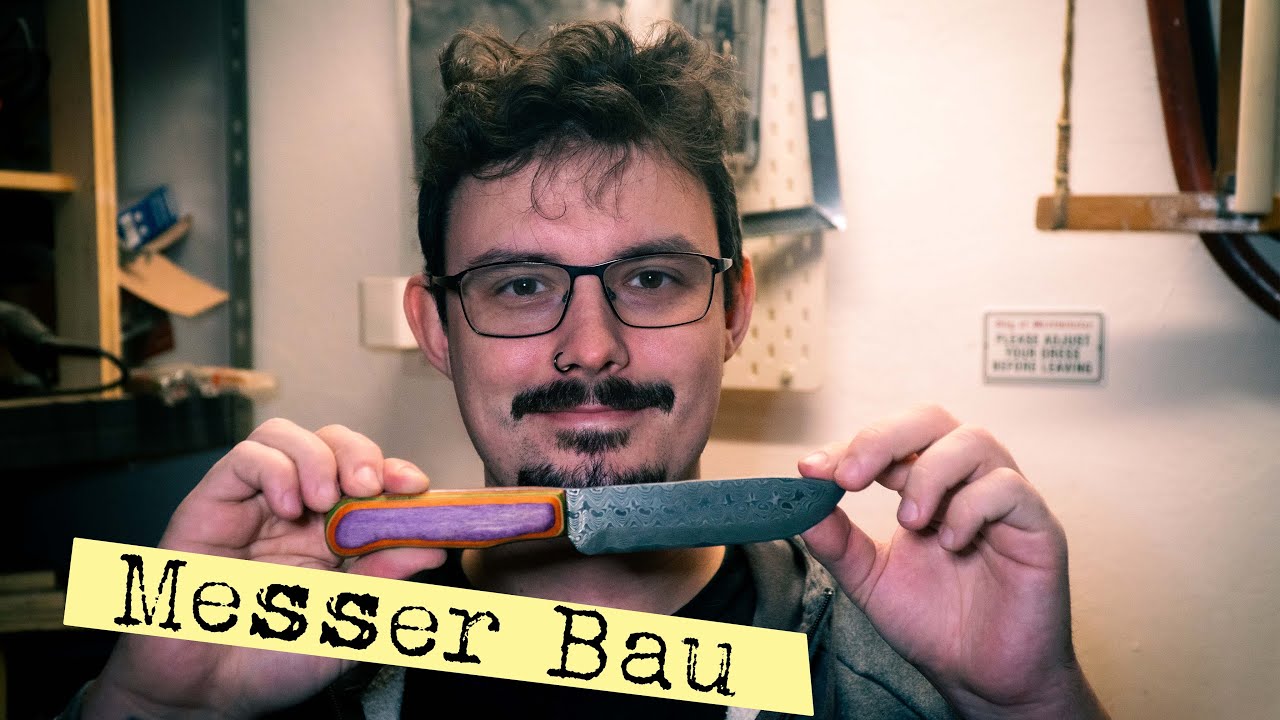 Das erste mal Messer bauen | Damaststahl Messer