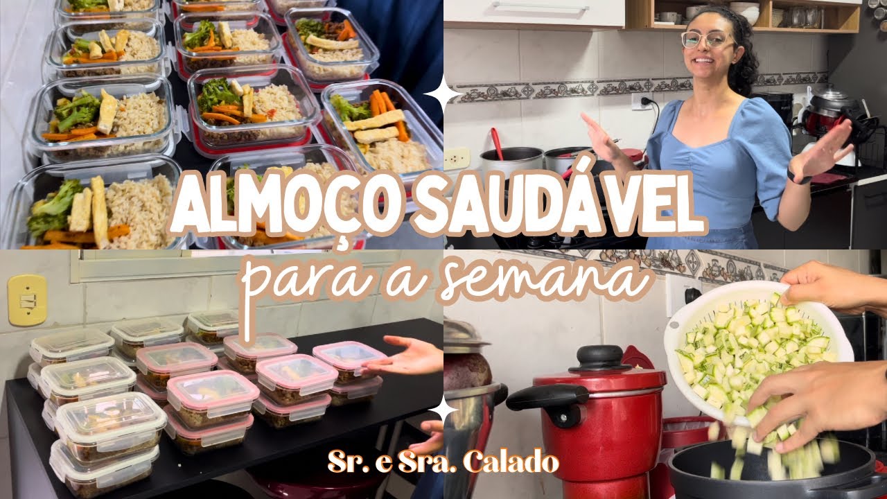 COMO ORGANIZO ALMOÇO PARA MAIS DE UMA SEMANA | marmitas veganas