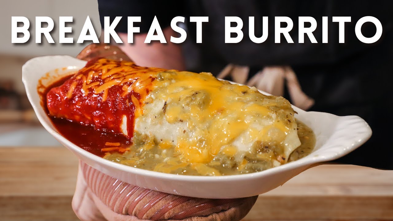 Perfect Smothered Breakfast Burritos