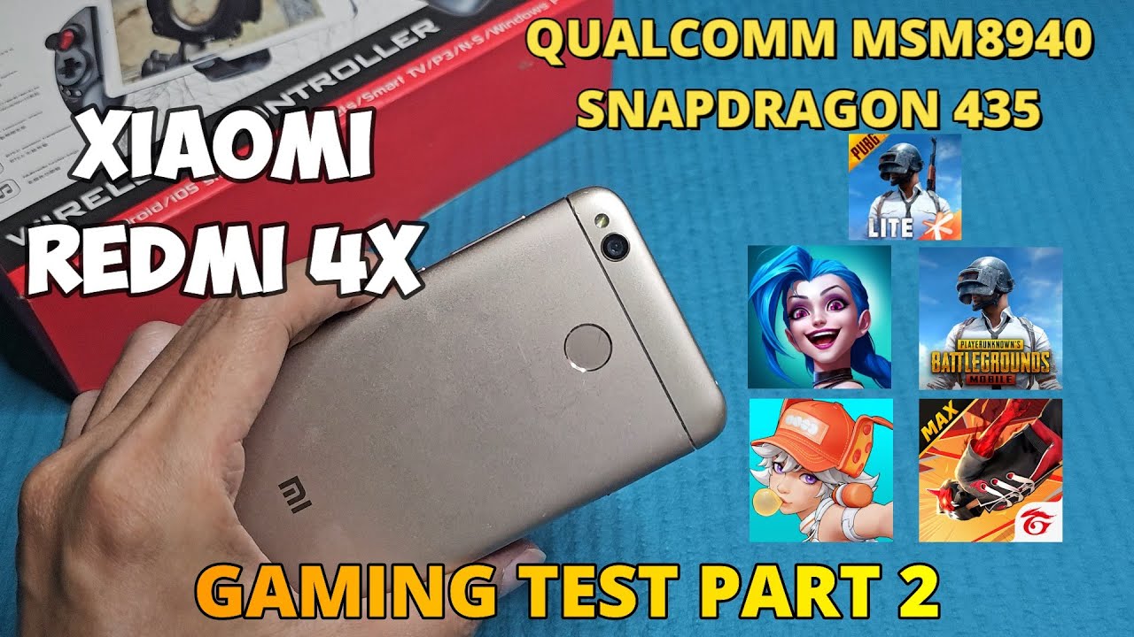 Xiaomi Redmi 4X in 2025 (Gaming Test | Part 2)