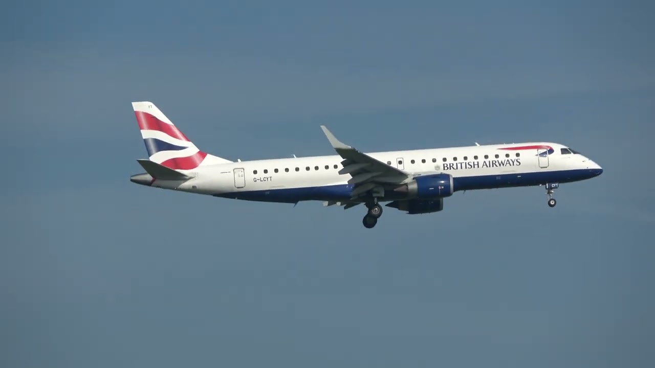 4K / British Airways / Embraer E190SR / Reg. G - LCYT / London (LCY) - BER 26. 09. 2023