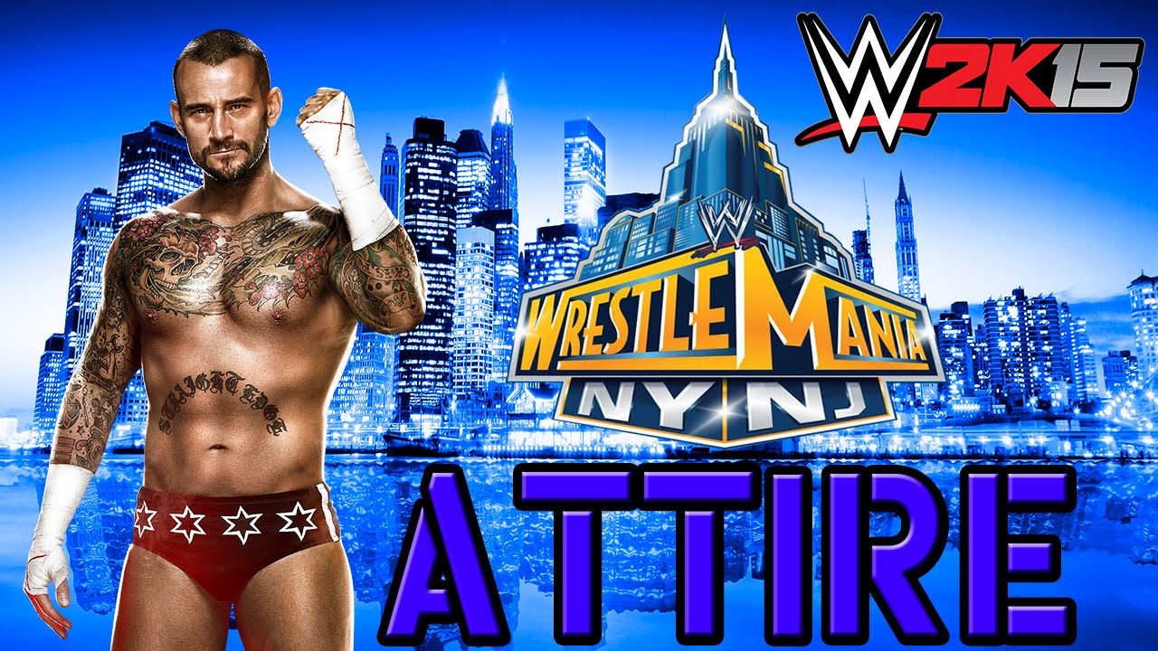 WWE 2K15-Superstar Heads: CM Punk's WrestleMania 29 Attire