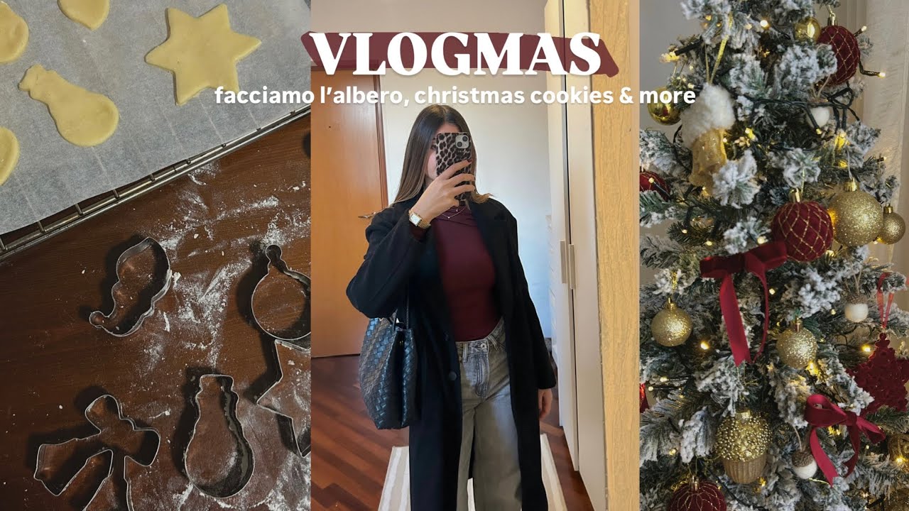 VLOGMAS 🎄facciamo l’albero, christmas cookies & more