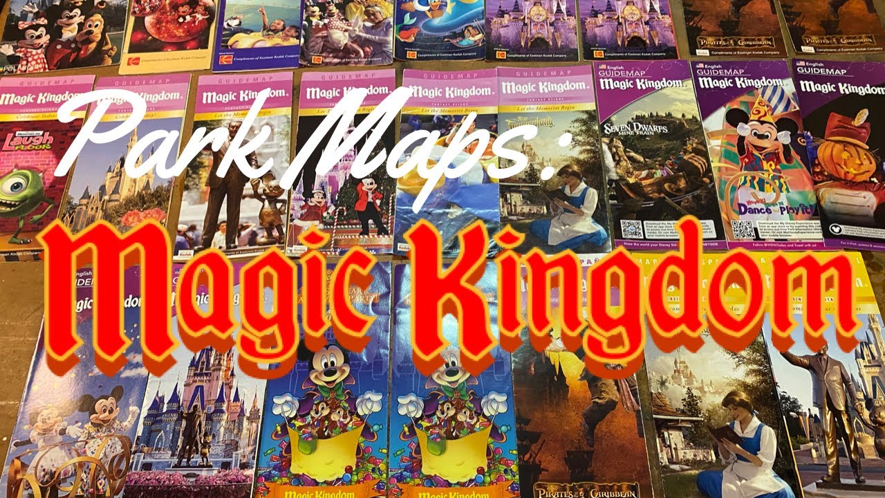 Park Maps: Magic Kingdom Walt Disney World 50th Special