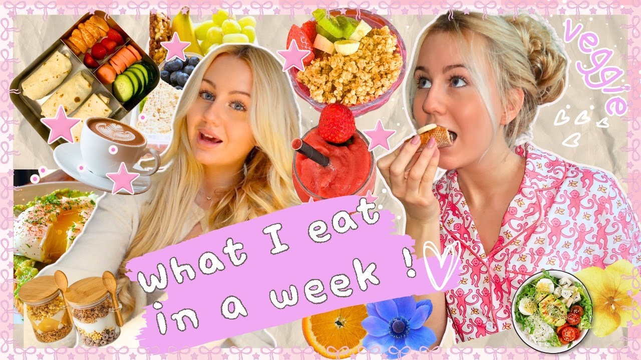 What I eat in a WEEK 🍰 Alles was ich in 1 Woche gegessen habe | MaVie Noelle