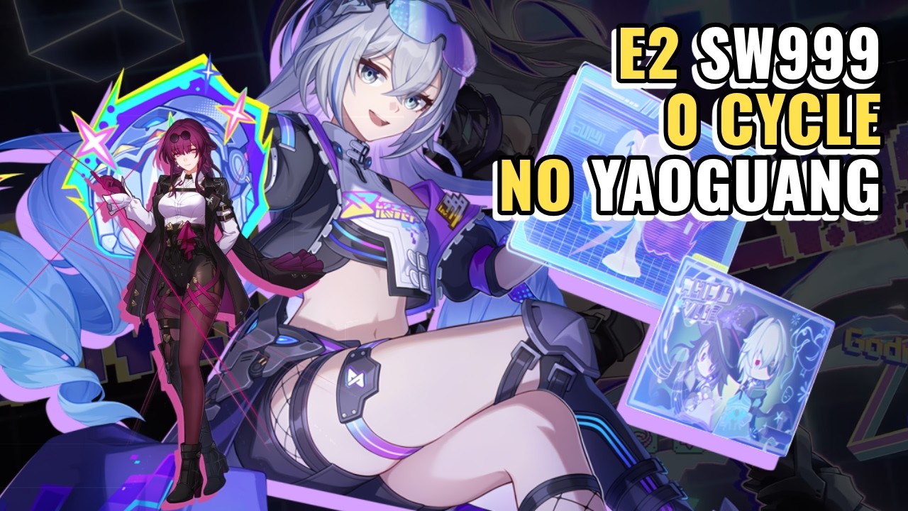 E2 Silver Wolf Lv999 0 CYCLES Kafka MoC | with Sustain no Yao | v4.1 HSR