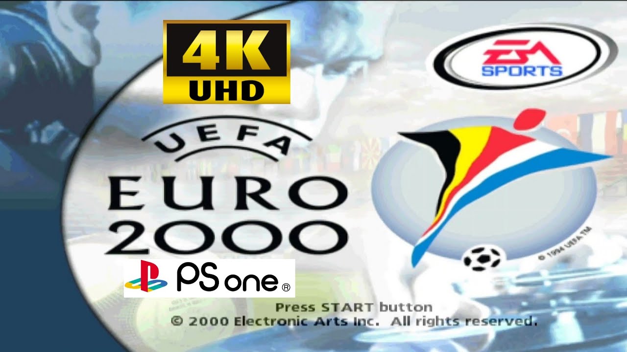FIFA УЕФА Евро 2000 PS1 4k