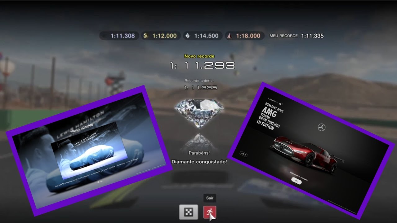 Gran Turismo Sport | Challange Lewis Hamilton - Diamond Willow Springs