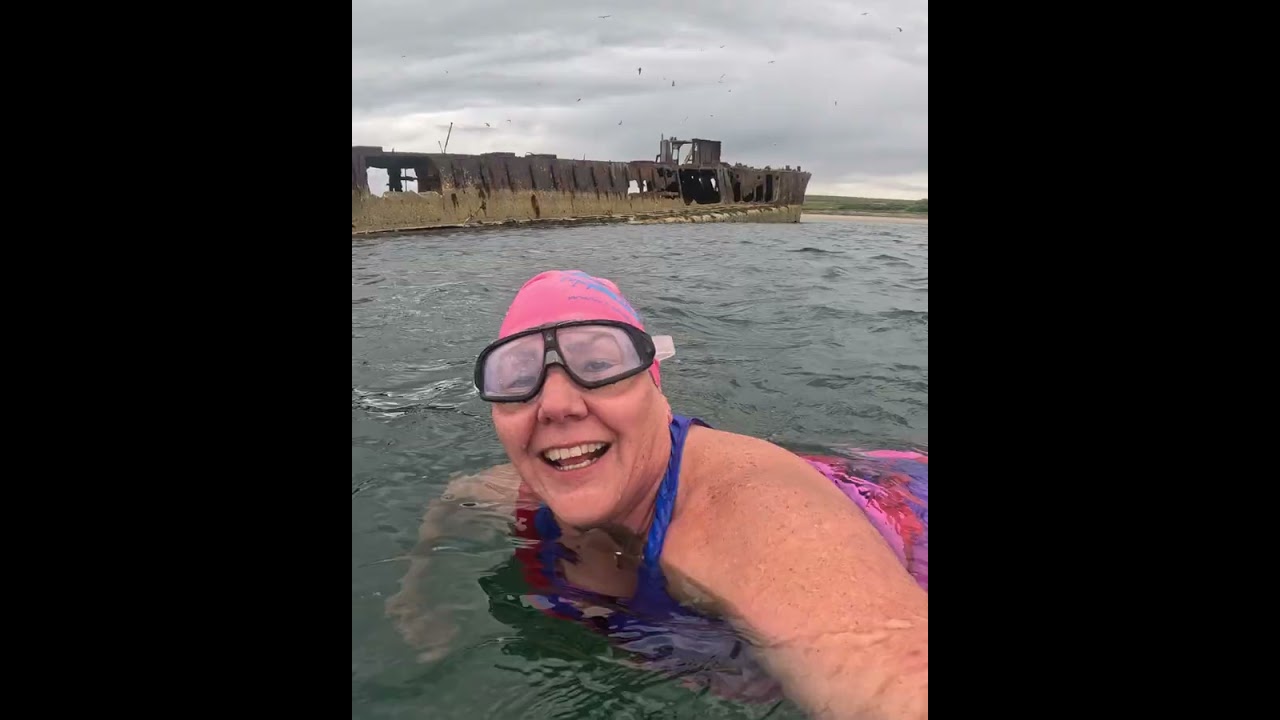Part 1 of our swim trip to Orkney. Kirkwall & Inganess 🌸🧜