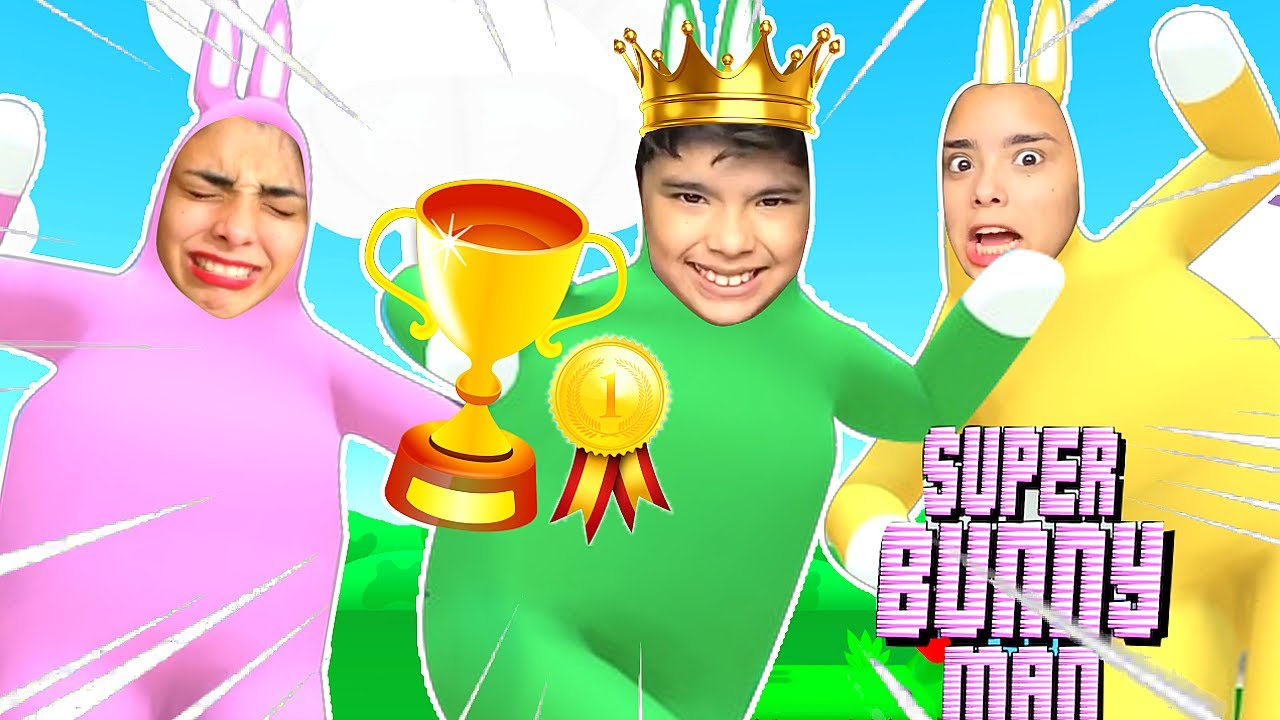O ÚLTIMO COELHINHO A SOBREVIVER VENCE !!! - (Super Bunny Man)