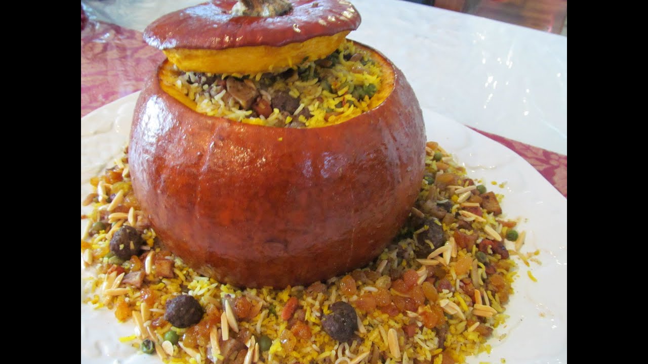 Best Biryani Stuffed Pumpkin/ اليقطين الاحمر المحشي بالبرياني العراقي