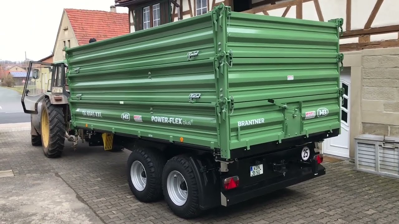 Silvalus - Unser Dreiseitenkipper Brantner TA 8045 XXL