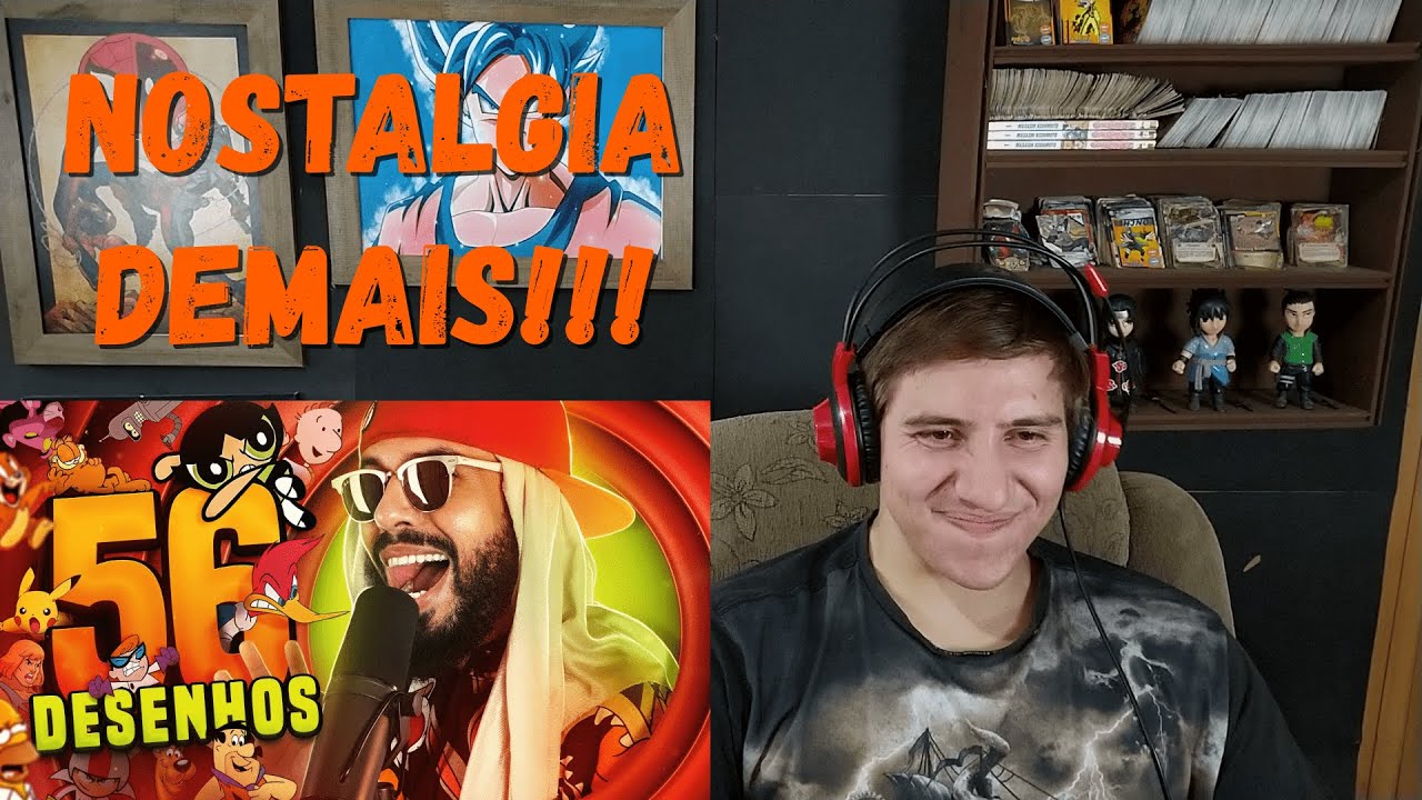 REACT RAP COM 56 DESENHOS ANIMADOS QUE MARCARAM A INF&Acirc;NCIA PARTE 1 - @Mussoumano