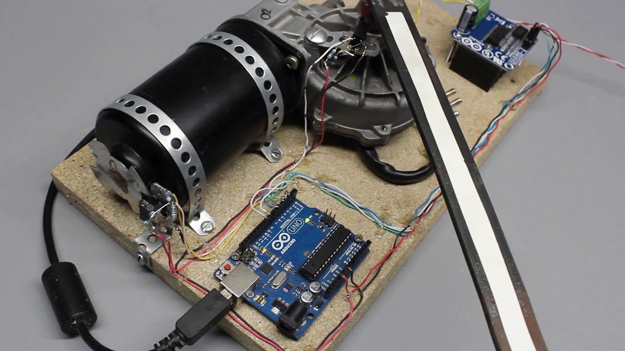 Drehgeber oder: Bau eines digitalen Servos mit einem Arduino und Lichtschranken.