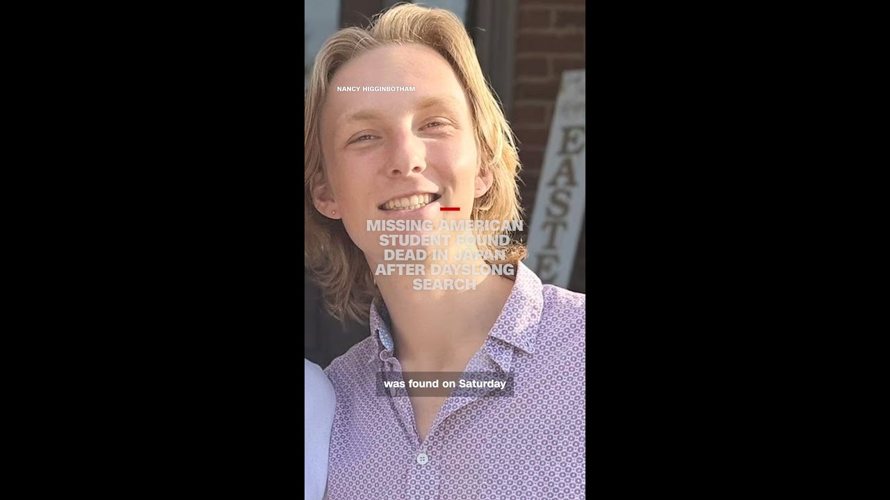 Missing American student found dead in Japan after dayslong search