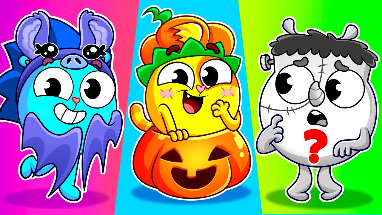 Monster Baby Colors! 🌈👶 Guess the Right One! | Funny Songs 🐱🐨🐰🦁 And Nursery Rhymes