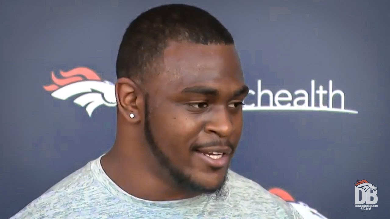 After practice: De'Angelo Henderson