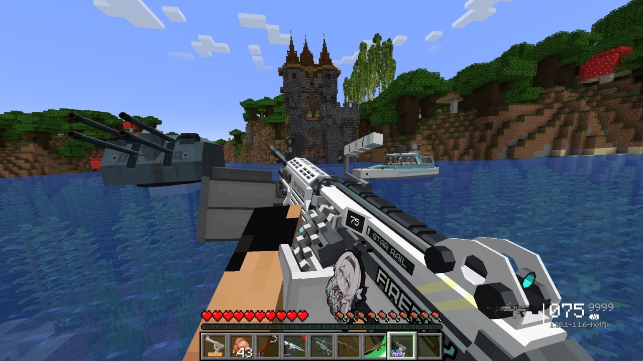 Minecraft Battle: Destroying a Pillager Fortress with Military Firepower! ⚔️💥