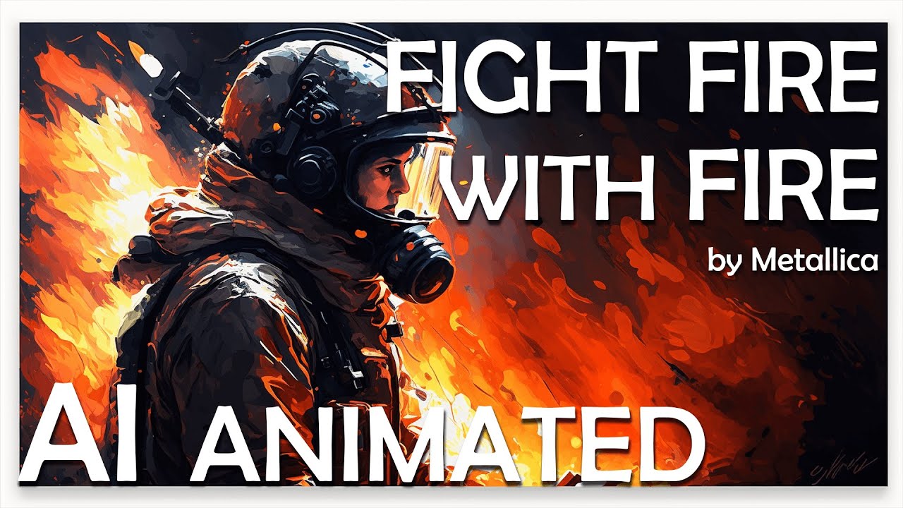 Fight Fire With Fire by Metallica - AI animated clip