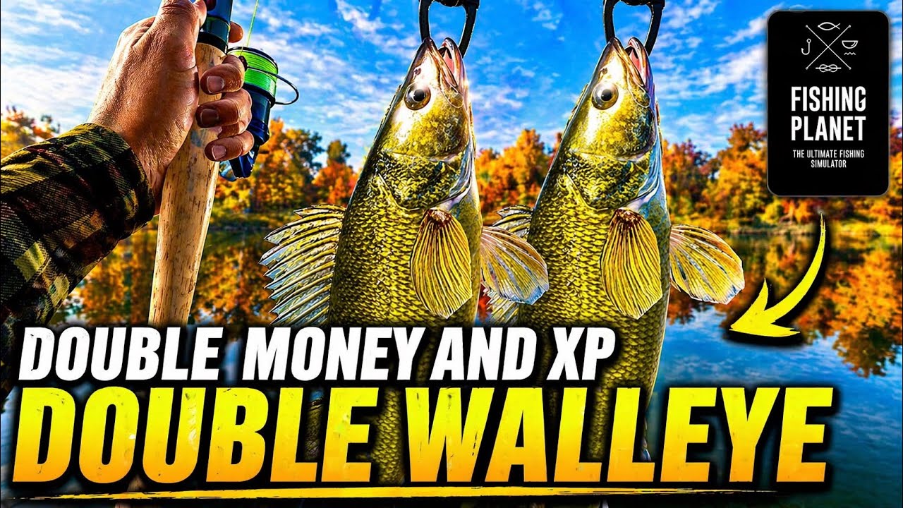 Fishing Planet 2022 — ОГРОМНОЕ руководство по деньгам и опыту ловли судака🎣 — Emerald Lake, Нью-Йорк