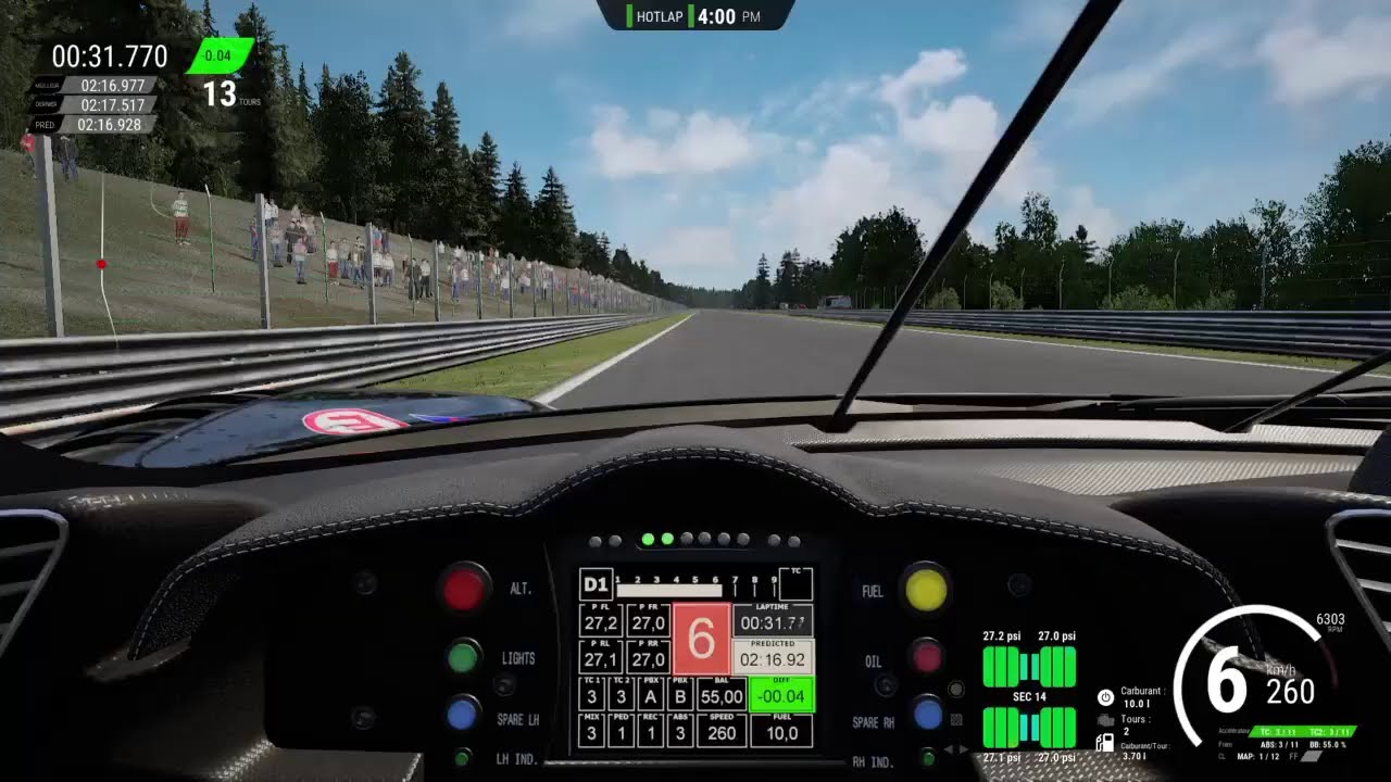 Ferrari 488 GT3 Hotlap 2'16