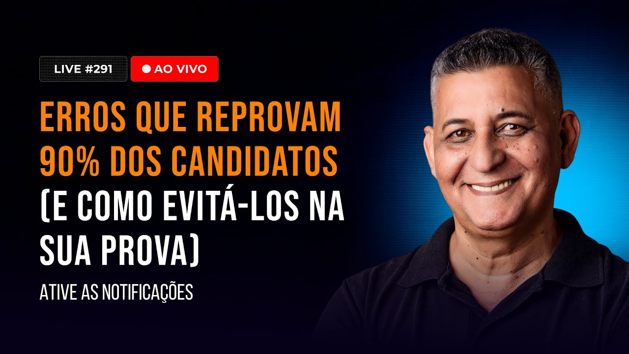 ERROS QUE REPROVAM 90% DOS CANDIDATOS (E COMO EVITÁ-LOS NA SUA PROVA)