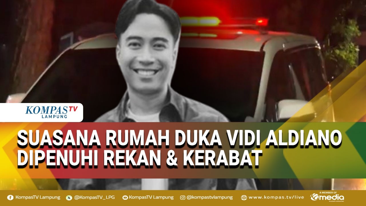 Kabar Duka! Vidi Aldiano Berpulang, Rumah Duka Dipenuhi Sahabat dan Kerabat
