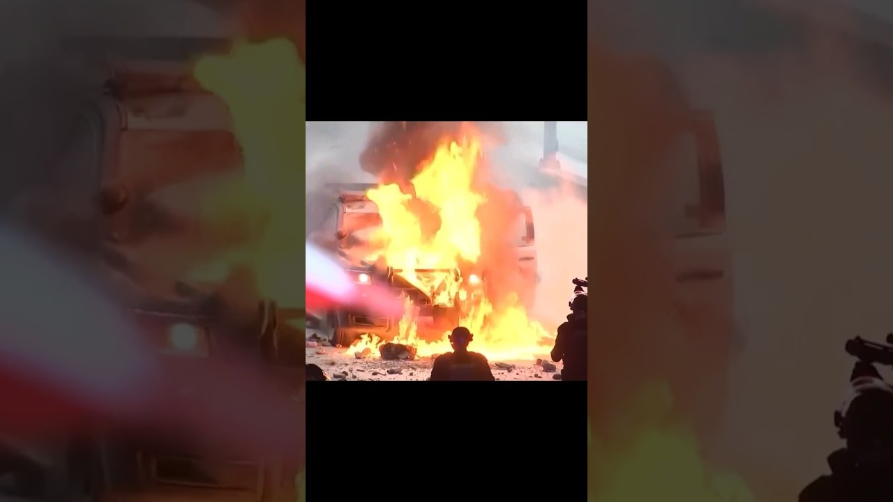 Trump & Newsom Clash Over LA Riots - -  #newsom #trump #protest #losangeles #deportation