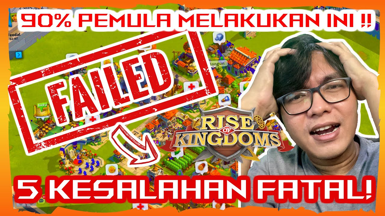 5 KESALAHAN FATAL PEMULA RISE OF KINGDOMS ‼️