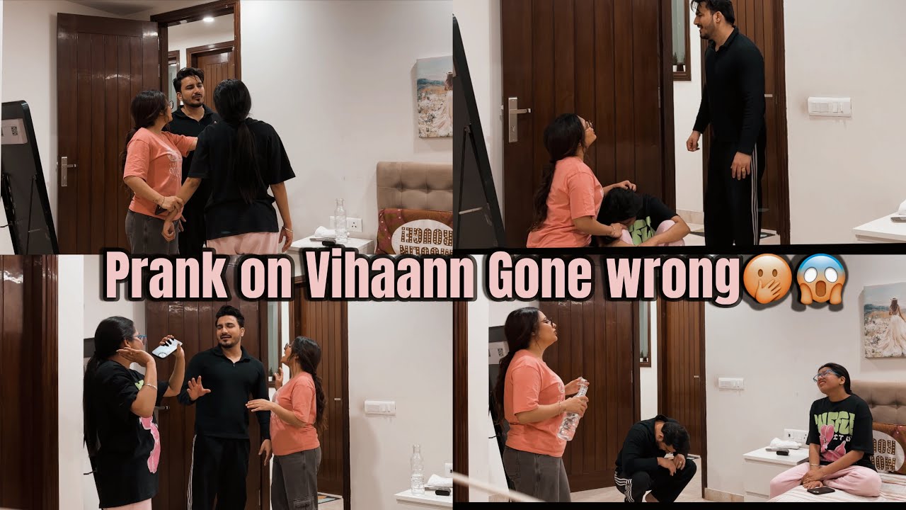 Priya ka hai boyfriend || Prank on Vihaann Gone wrong😱🥶 #prank #vihaannjasleen #vlog
